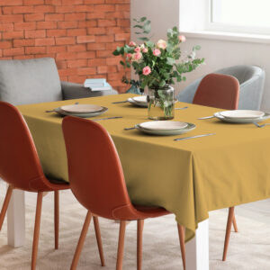 Yellow Ochre Tablecloth